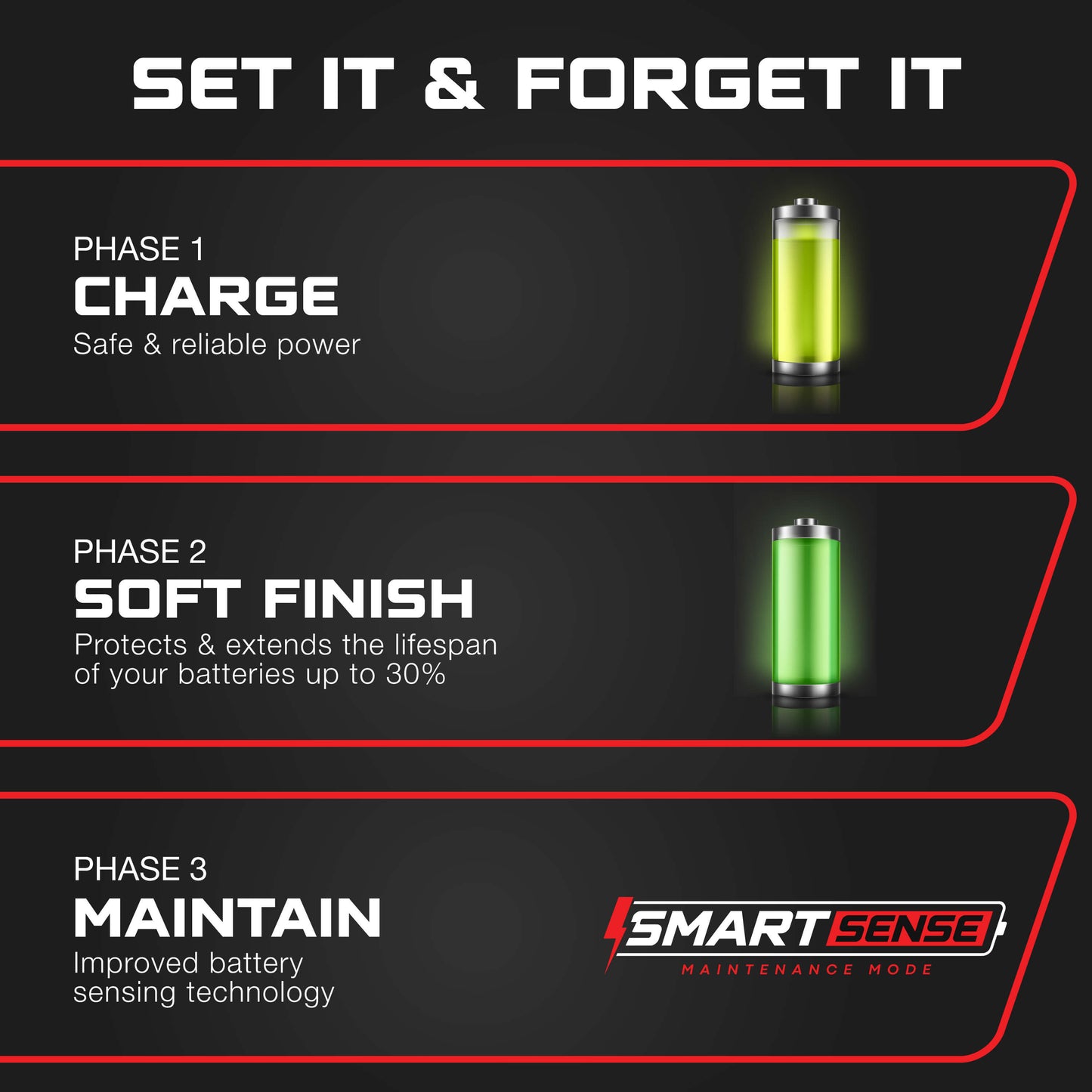 FORM 48 Volt Golf Cart Battery Charger for Club Car Precedent & DS - 48V Lead Acid - PRO VERSION